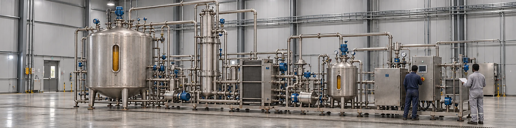 Conditioning equipment with factory technicians