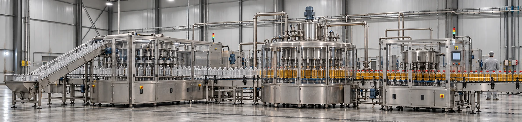 Apex bottle filling line