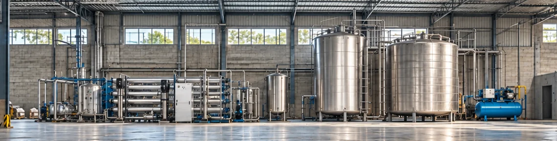 Water treatment tanks and filtration equipment